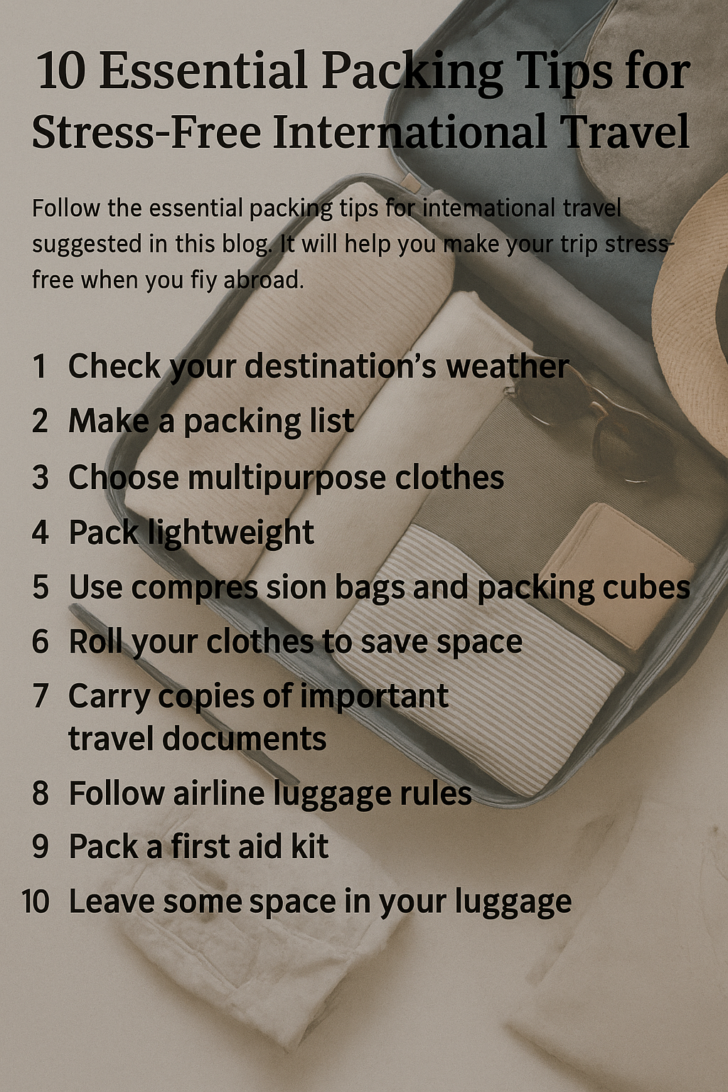 Tips for Stress-Free International Travel
