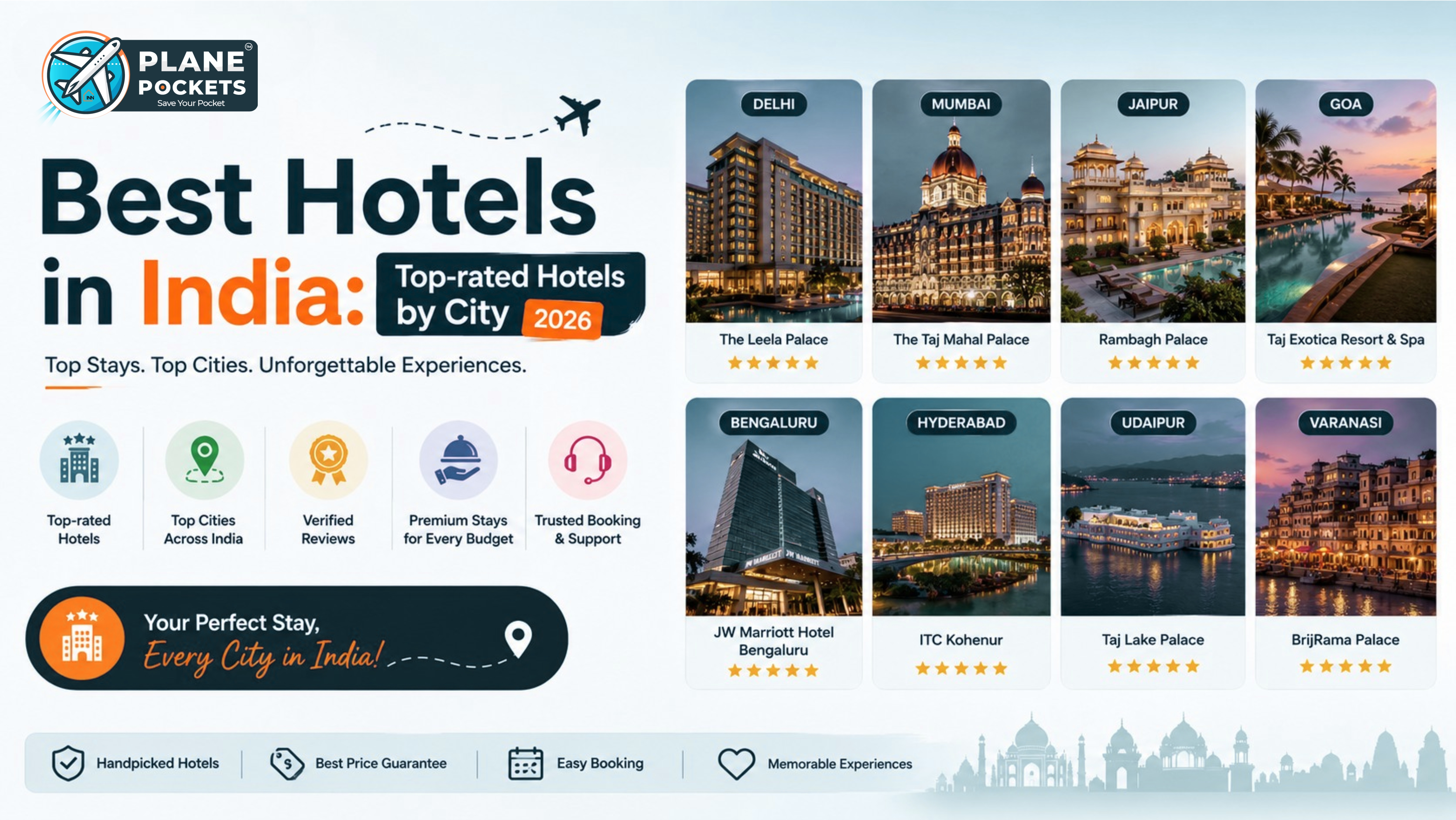 Best Hotels in India: Top-rated Hotels by City [2026]