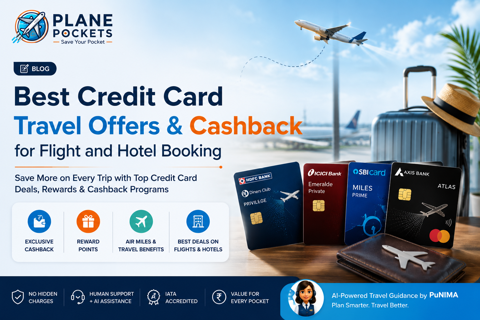 Best Credit Card Travel Offers & Cashback for Flight and Hotel Booking
