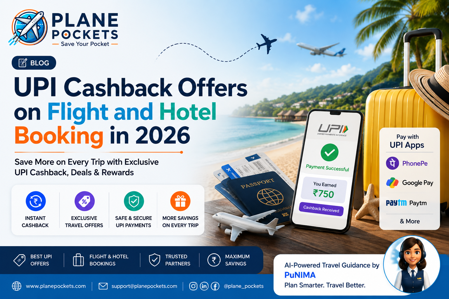 UPI Cashback Offers on Flight and Hotel Booking in 2026