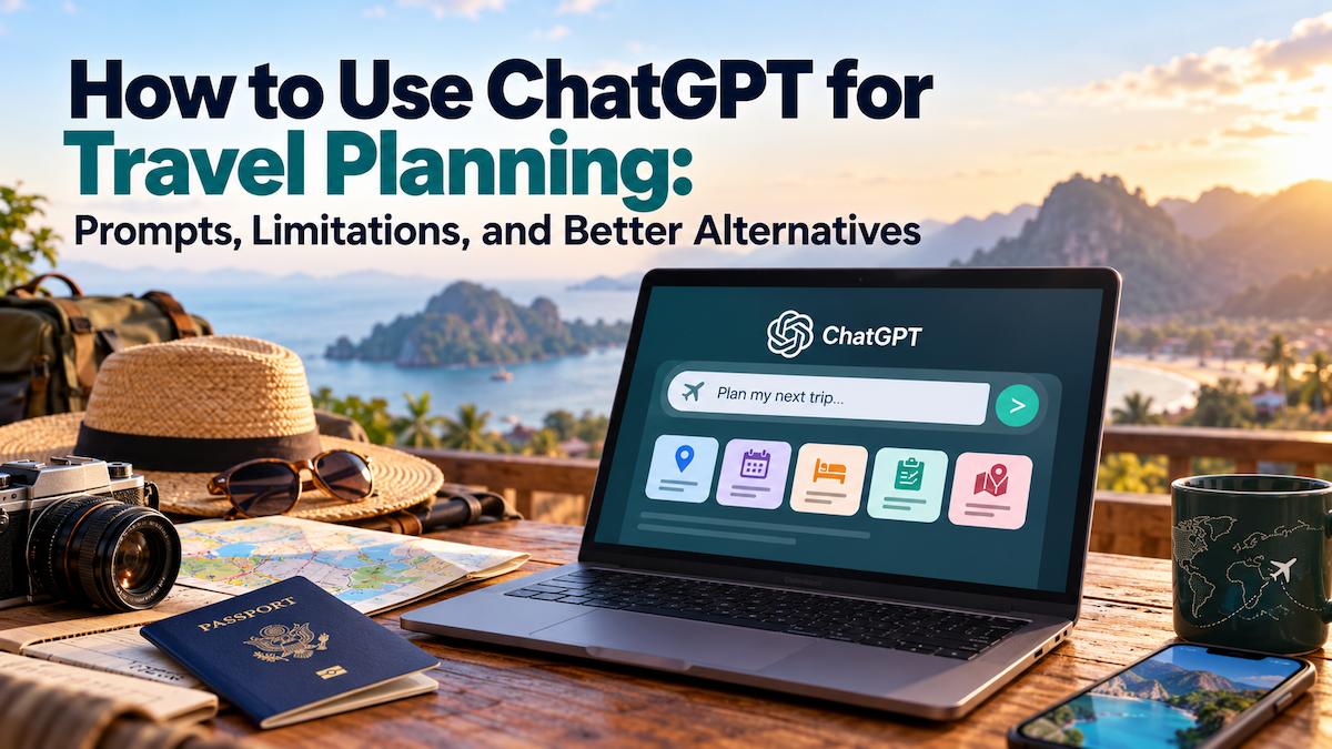 How to Use ChatGPT for Travel Planning: Prompts, Limitations, and Better Alternatives